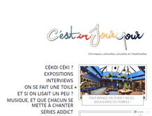 Tablet Screenshot of cestunjourpour.com